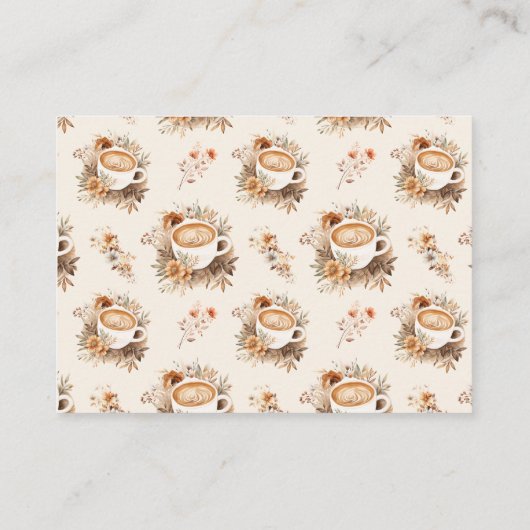 Koffie Vrijgezellenfeest Recept Aanvraag Informatiekaartje (Achterkant)