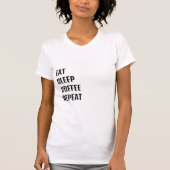 Koffie vrouwen t-shirt (Voorkant)