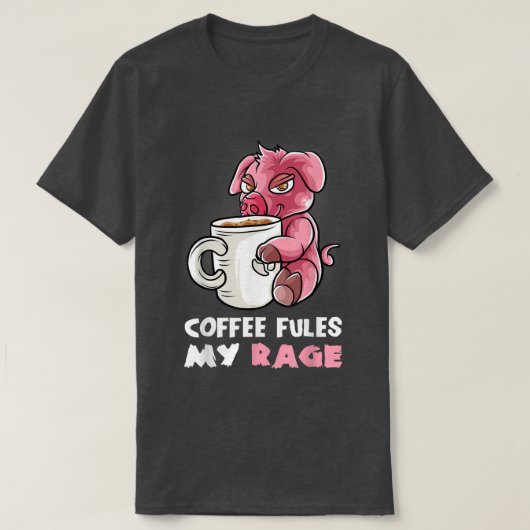 Koffie vult mijn loopbaan in mijn Mok T-shirt (Design voorkant)