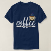 Koffie waar ik verliefd op ben 8 t-shirt (Design voorkant)