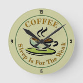 Koffie, wandklok (Voorkant)