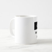 koffie, want crack is slecht voor jou koffiemok (Voorkant links)