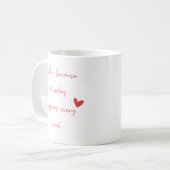 Koffie: want maandag gebeurt elke week. koffiemok (Voorkant links)