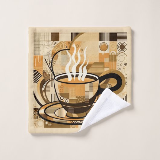Koffie Washandje (Wasdoekje)