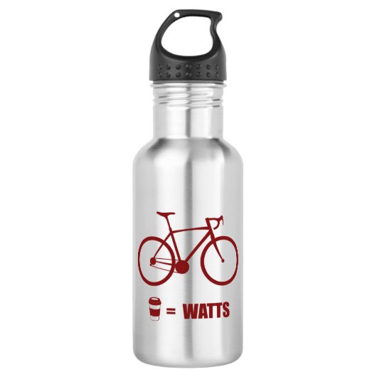 Koffie = Watt Waterfles (Voorkant)