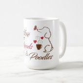 Koffie, Weekends & Poodles—Ahh! Koffiemok (Voorkant rechts)