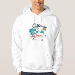 Koffie. Werkkleding. Opnieuw. Hoodie