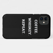 Koffie Whiskey herhalen Case-Mate iPhone Case (Achterkant (horizontaal))
