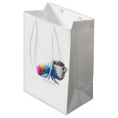 Koffie & Wilde Bloemen Medium Cadeauzakje (Voorkant Gekanteld)
