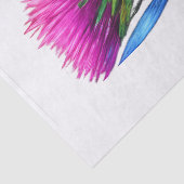 Koffie & Wilde Bloemen Tissuepapier (Detail)