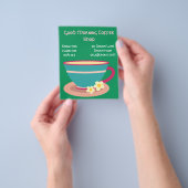 Koffie Winkelcafé-reclame Flyer (Hand)