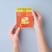 Koffie Winkelcafé-reclame Flyer (Hand)