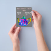 Koffie Winkelcafé reclame theepot Flyer (Hand)