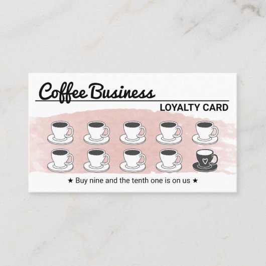 Koffie Winkelen blush roze Loyalty Punch (Voorkant)