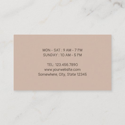 Koffie Winkelen koffiestjes Stustblauw koffie Loya Klantenkaartje (Achterkant)