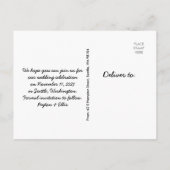 Koffie Winkelen Opslaan Datum Briefkaart (Achterkant)