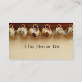 Koffie Winkelkoffie Visitekaartje Engelse theekrui (Achterkant)