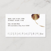 Koffie-winkelkoffiezetstrap Klantenkaartje (Achterkant)