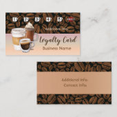 Koffie Winkellogo 5 Klantenkaartje (Voorkant / Achterkant)