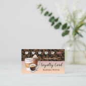 Koffie Winkellogo 5 Klantenkaartje (Staand voorkant)