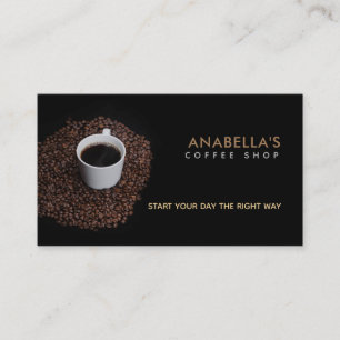 Koffie Winkelslogans Visitekaartjes