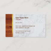 Koffie Winkelslogans Visitekaartjes (Achterkant)