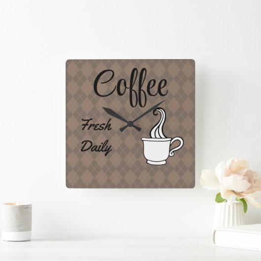 Koffie-winkelwand Klok keukengerei (Huis)