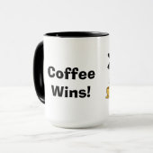 Koffie wint tc tac toe-Mok Mok (Voorkant links)