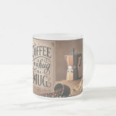 Koffie wordt geknuffeld in een mok (Voorkant rechts)