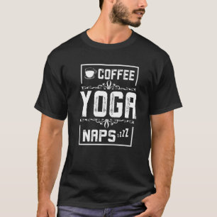 koffie yoga dutjes t-shirt