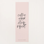 koffie - yoga - slaapherhaal yogamat (Achterkant)
