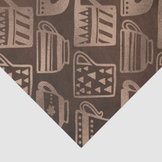 Koffie zakelijke Mokken in bekers Bruin Tissuepapier (Detail)