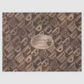 Koffie zakelijke Mokken in bekers Bruin Tissuepapier (Voorkant)