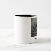 Koffie zeg je? tweekleurige koffiemok (Center)