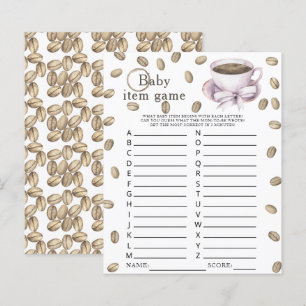 Koffie zetten Baby shower Baby Spel