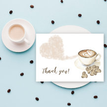 Koffie zetten Baby shower Bedankt