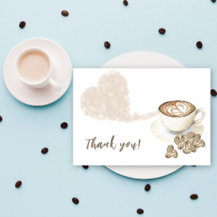 Koffie zetten Baby shower Bedankt