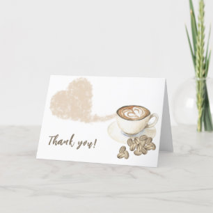 Koffie zetten Baby shower Bedankt