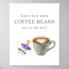 Koffie zetten - Hoeveel koffiebonen Poster