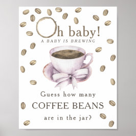 Koffie zetten - Hoeveel koffiebonen Poster