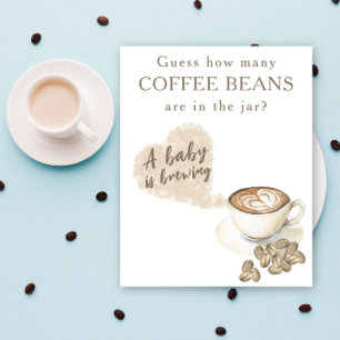 Koffie zetten - Hoeveel koffiebonen Poster