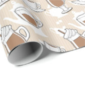 Koffie, zoet patroon cadeaupapier (Rol Hoek)