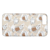 Koffie, zoet patroon Case-Mate iPhone case (Achterkant (Horizontaal))
