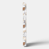 Koffie, zoet patroon Case-Mate iPhone case (Achterkant / Links)