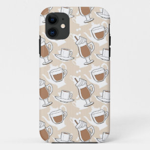Koffie, zoet patroon Case-Mate iPhone case