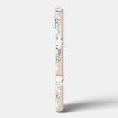 Koffie, zoet patroon Case-Mate iPhone case (Achterkant / Links)