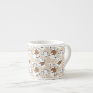 Koffie, zoet patroon espresso kop
