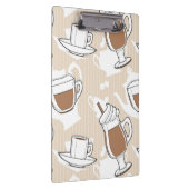 Koffie, zoet patroon klembord (Rechts)