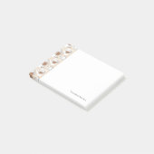Koffie, zoet patroon post-it® notes (Schuin)