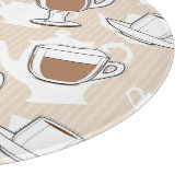 Koffie, zoet patroon snijplank (Hoek)